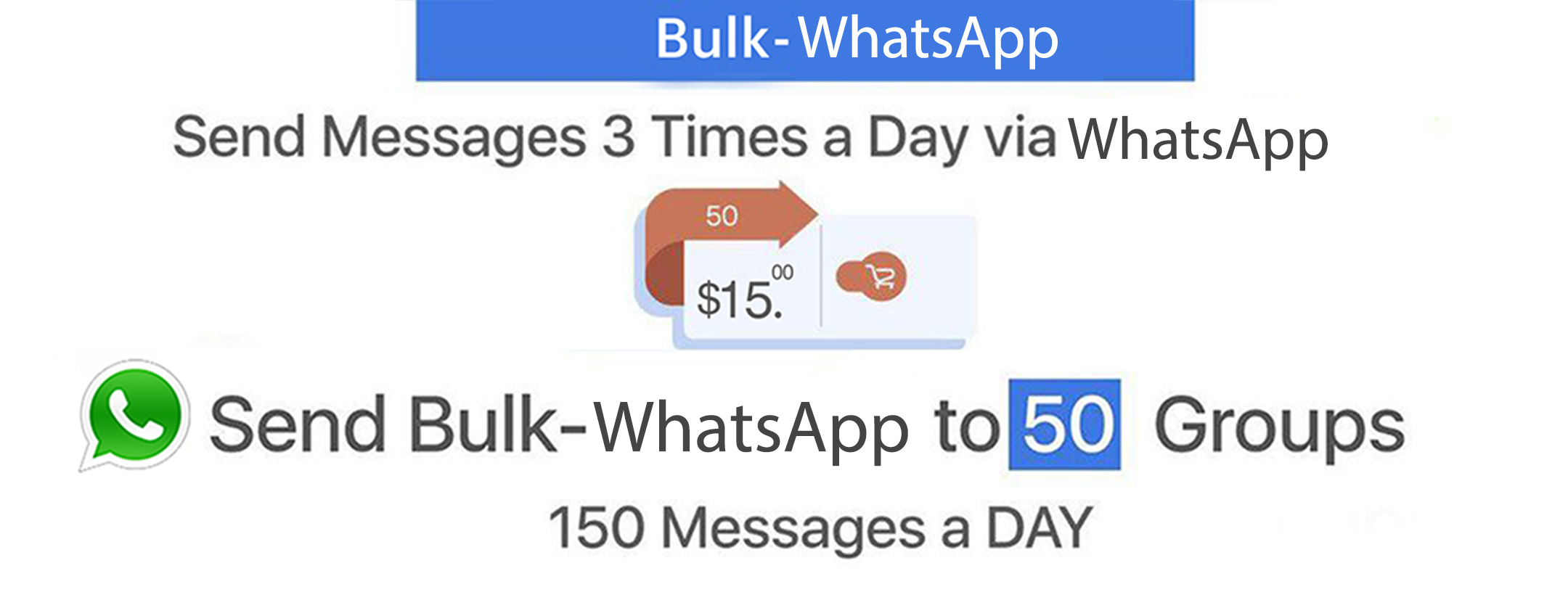Send Messages via Whatsapp Groups