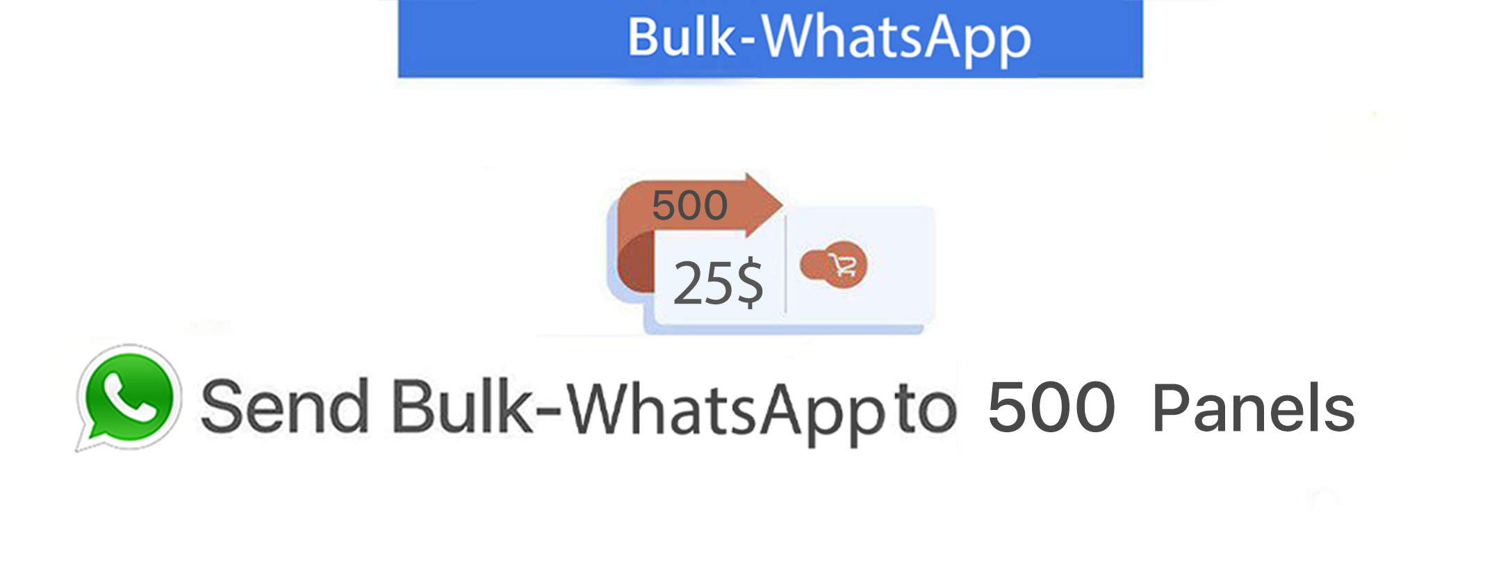 Bulk-Whatsapp - 500 Panels