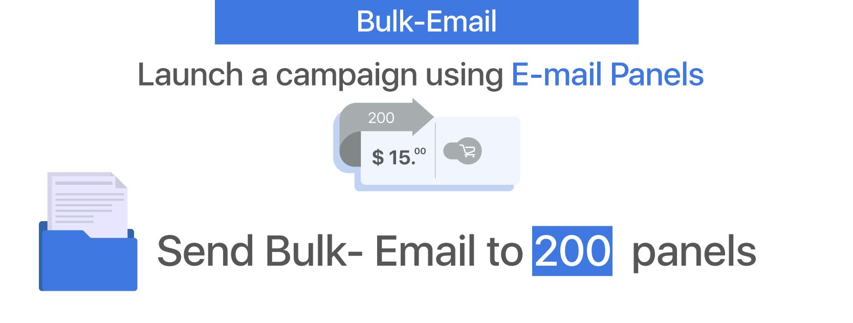 Bulk-Email - 200 Panels